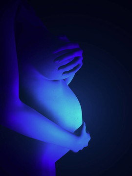 懷孕的女人