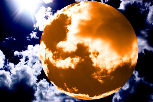 橙色的星球