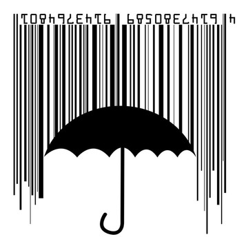 條碼的雨