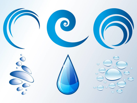 水滴；氣泡和波浪