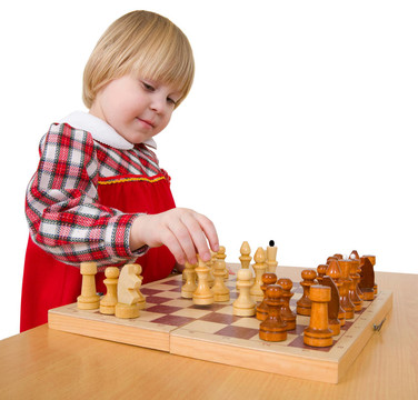 小女孩和象棋