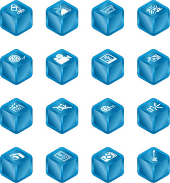 多維數(shù)據(jù)集媒體圖標(biāo)系列