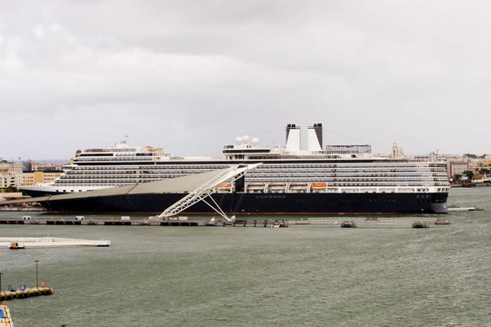 黑人與White Cruise Ship