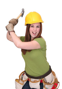 建筑工人女