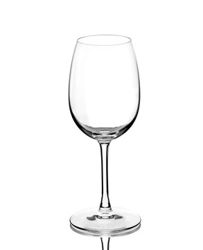 透明空酒杯