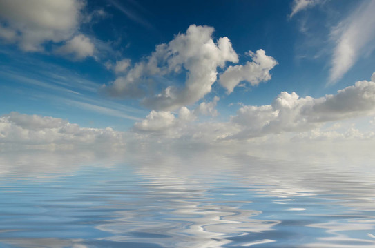 水和天空