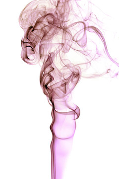 彩色的煙霧