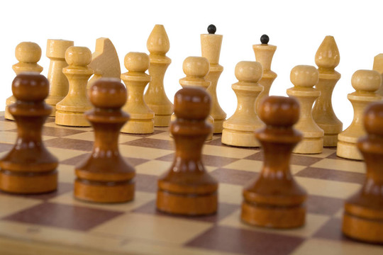 棋盤上的棋子