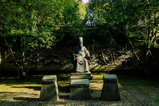 范欽像 天一閣 寧波古代建筑