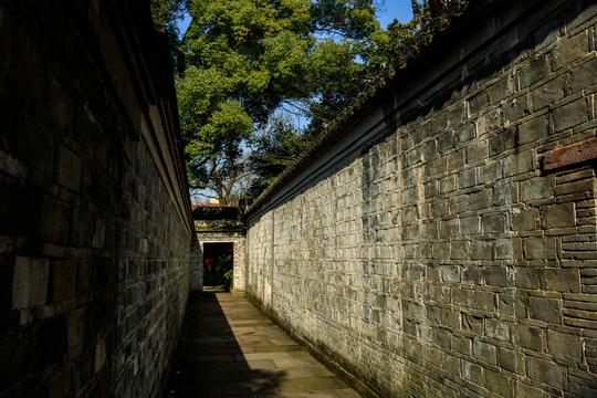 江南古宅小巷 小巷 古宅 白墻