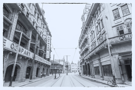 老上海街景