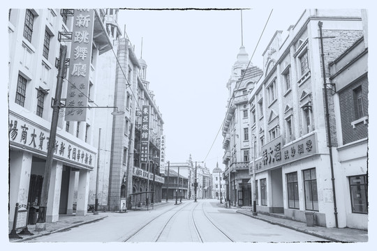 老上海街景