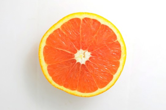 橙子斷面 紅心甜橙