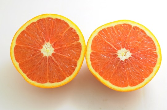 橙子斷面 紅心甜橙