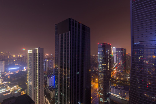 成都市東大街夜景