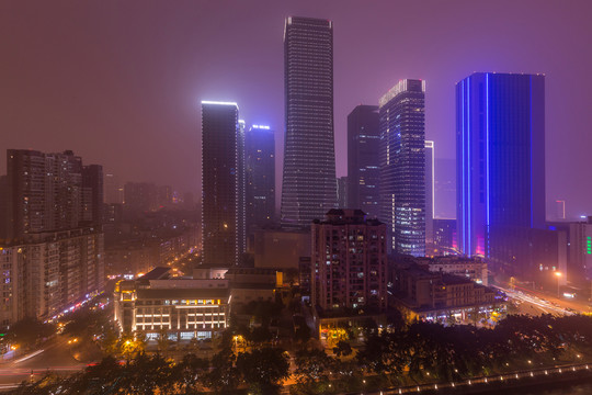 成都市東大街夜景