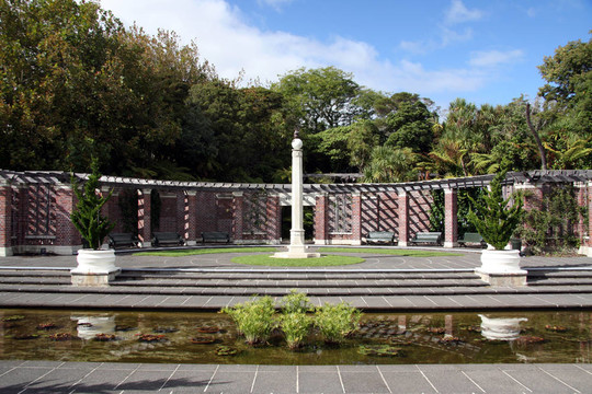 冬季花園-域；奧克蘭；新西蘭