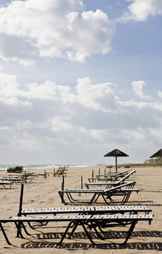 躺椅上的Beach