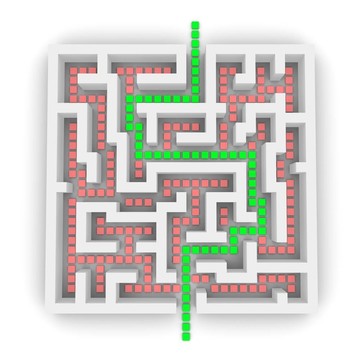 通過(guò)迷宮的路徑