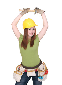 建設(shè)的女人