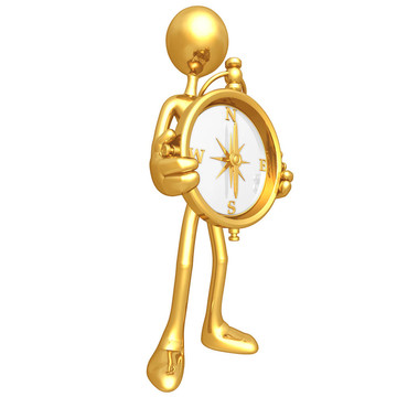 拿著黃金羅盤