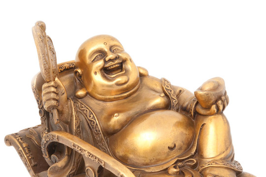 歡快的黃金酒店。中國財(cái)富之神。