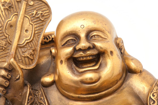 歡快的黃金酒店。中國財(cái)富之神。