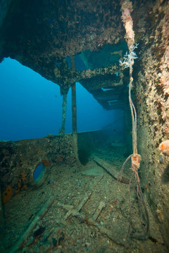 右舷舷梯的Thistlegorm