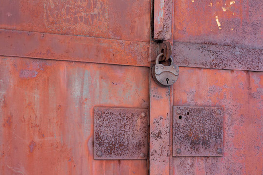 Rusty iron gates 2