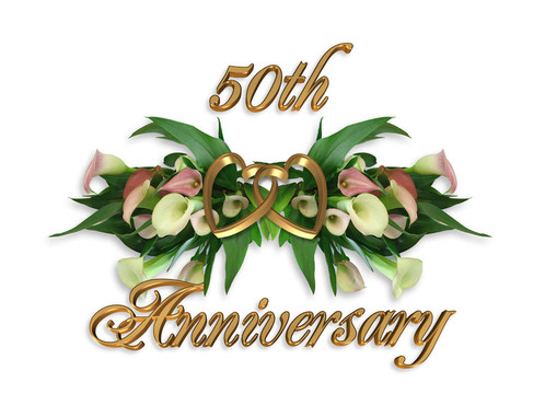 第五十周年Calla Lilies