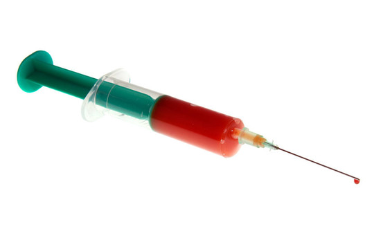 帶血滴注射針