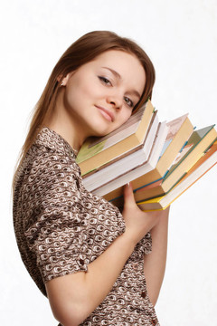 女孩的書