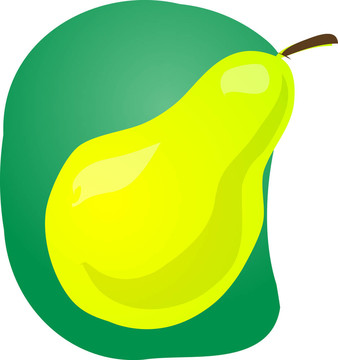 梨果實(shí)的插圖