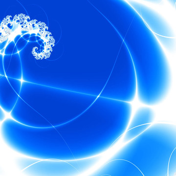 藍(lán)燈舞；fractal02y2