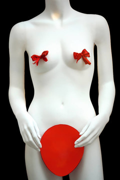 塑料女模特