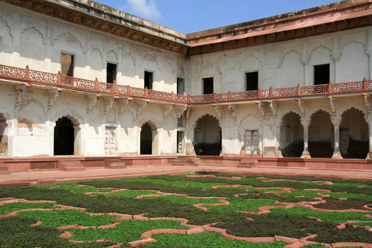 Shish Mahal（玻璃宮）；阿格拉古堡；Agra；印度