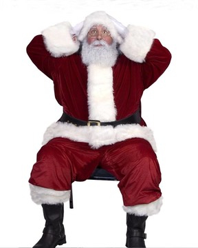 令White驚訝的是Santa