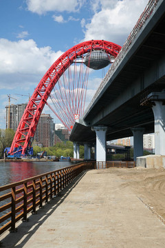 在莫斯科zhivopisny橋