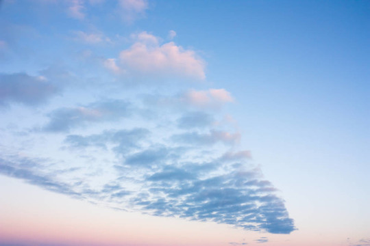 日落的天空