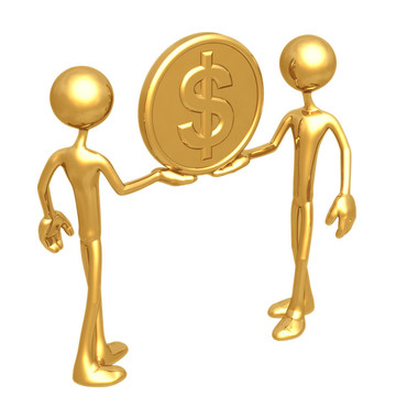 持有黃金美元硬幣