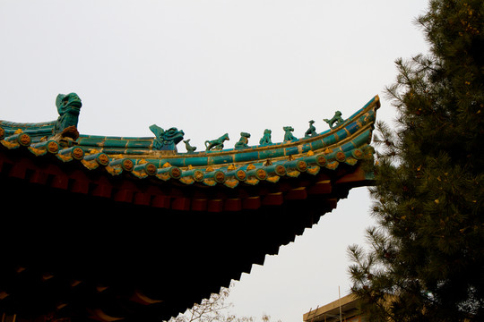 飛檐走獸 西安清真大寺