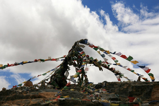 穿越默納利山立；印度