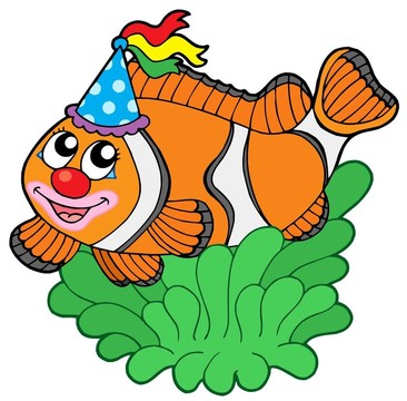 卡通小丑魚在?？? style=