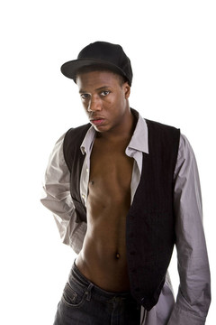 Young Black Man與的