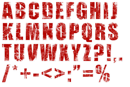 蹩腳的字母