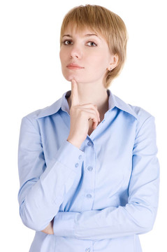 金發(fā)女商人的思維