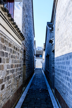 江南仿古建筑街道 古建筑 老房