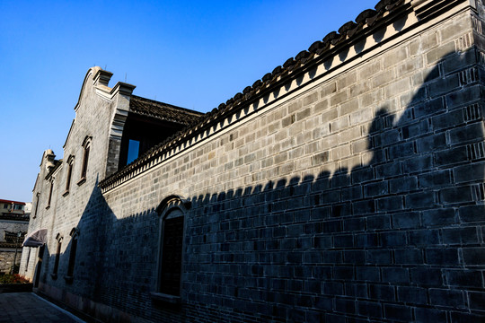寧波仿古建筑 仿古建筑 灰磚灰