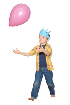 生日氣球男孩