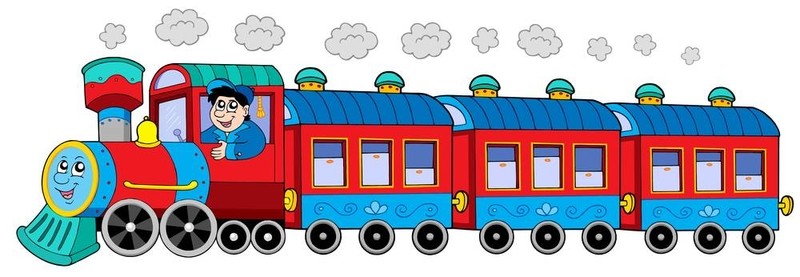 帶有機(jī)車和貨車的蒸汽機(jī)車